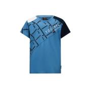 Retour X Touzani T-shirt Goal met printopdruk blauw/donkerblauw Jongen...