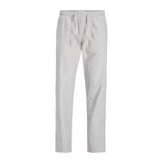 JACK & JONES JUNIOR broek JPSTKANE JJSUMMER lichtgrijs Jongens Stretch...