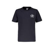 America Today T-shirt met backprint dull black Zwart Jongens Katoen Ro...