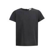 Shoeby T-shirt zwart Meisjes Polyester Ronde hals Effen - 98/104