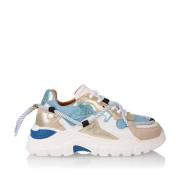 DWRS Jupiter leren sneakers blauw Meisjes Denim - 31