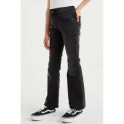 WE Fashion Blue Ridge flared jeans black denim Broek Zwart Meisjes Str...