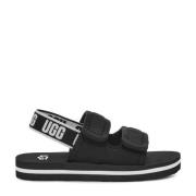 UGG Lennon sandalen zwart Jongens Textiel Logo - 33.5