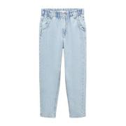 Mango Kids straight fit jeans changeant blauw Meisjes Denim Effen - 15...