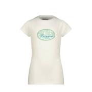 Raizzed T-shirt Mayra met printopdruk wit Meisjes Katoen Ronde hals Pr...