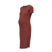 ONLY MATERNITY zwangerschapsjurk OLMNELLA brique Oranje Dames Polyeste...