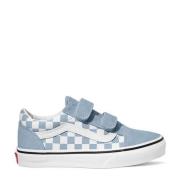 VANS Old Skool Color Theory Checkerboard sneakers lichtblauw/wit Jonge...