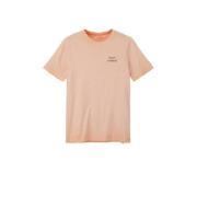 s.Oliver T-shirt licht oranje Jongens Katoen Ronde hals Effen - 176