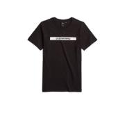 G-Star RAW T-shirt t-shirt s\s regular zwart Jongens Katoen Ronde hals...