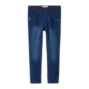 NAME IT MINI slim fit jeans NMFSALLI Blauw Meisjes Jog denim Effen - 9...