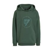 Bellaire hoodiemet logo groen Sweater Jongens Katoen Capuchon Logo - 1...