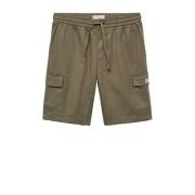 Mango Kids cargo short kaki Korte broek Groen Jongens Katoen Effen - 1...