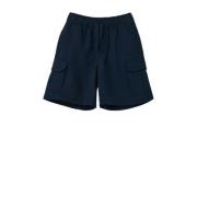 s.Oliver cargo short donkerblauw Korte broek Jongens Polyester Effen -...