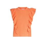 Shoeby T-shirt oranje Meisjes Polyester Ronde hals - 158/164