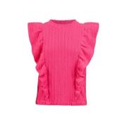 Shoeby top roze Meisjes Polyester Ronde hals Effen - 158/164