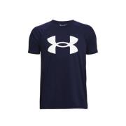 Under Armour sportshirt donkerblauw Sport t-shirt Jongens Polyester Ro...