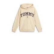 Tommy Hilfiger hoodie met logo ecru Sweater Logo - 140
