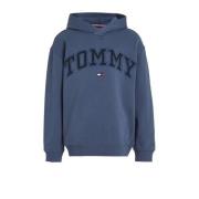 Tommy Hilfiger hoodie met logo donkerblauw Sweater Logo - 176