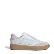 adidas Sportswear Courtblock sneakers wit/lichroze/gum Jongens/Meisjes...