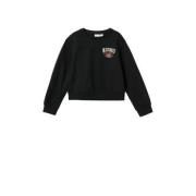 NAME IT KIDS sweater NKFKASTANE met backprint zwart Backprint - 134/14...