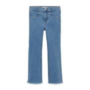 Mango Kids broek medium blue denim Blauw Meisjes Stretchkatoen Effen -...