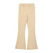 Moodstreet gebloemde regular fit broek zachtgeel Meisjes Polyester Blo...