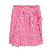 Shoeby skort met all over print roze Rok Meisjes Viscose All over prin...