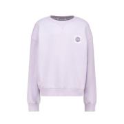 America Today sweater Saar JR met backprint offwhite Paars Backprint -...