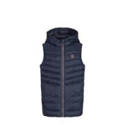 JACK & JONES JUNIOR bodywarmer JJESPRINT donkerblauw Jongens Nylon Cap...