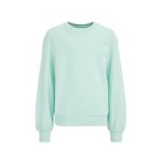 WE Fashion sweater mintgroen Effen - 146/152 | Sweater van WE Fashion