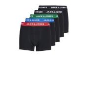 JACK & JONES JUNIOR boxershort JACHUEY - set van 5 zwart/multicolor Jo...