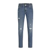 JACK & JONES JUNIOR slim fit jeans JJIGLENN JJORIGINAL blue denim Blau...