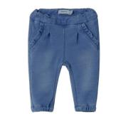 NAME IT BABY baby broek NBFBELLA Blauw Jongens Katoen Effen - 56