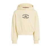 Tommy Hilfiger hoodie met printopdruk lichtgeel Sweater Printopdruk - ...