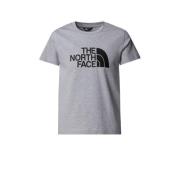 The North Face T-shirt met printopdruk grijs Jongens Katoen Ronde hals...