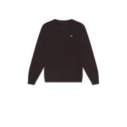 Lyle & Scott sweater Bruin Jongens Katoen Ronde hals Effen - 140/146