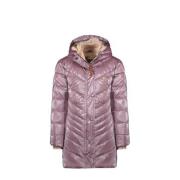 Like Flo quilted gewatteerde winterjas Alina metallic warm roze Meisje...