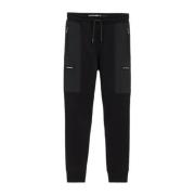 WE Fashion joggingbroek zwart Jongens Katoen Effen - 134