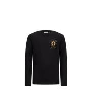 Retour Jeans longsleeve Ossian met backprint zwart Jongens Katoen Rond...