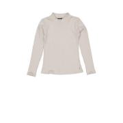 LEVV geweven longsleeve NAN lichtgrijs Meisjes Stretchkatoen Ronde hal...