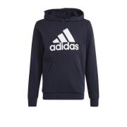 adidas Sportswear hoodie donkerblauw Trui Jongens Katoen Capuchon Logo...