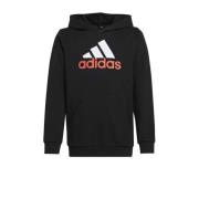 adidas Sportswear hoodie zwart Sweater Logo - 128 | Sweater van adidas