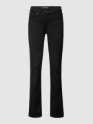 Straight fit jeans met stretch, model '314' - Water