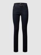 Skinny fit jeans met labelpatch