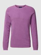 Gebreide pullover met ronde hals