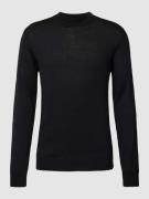 Gebreide pullover met ronde hals, model 'Davide'