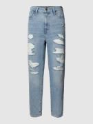 Mom fit high waist jeans in 5-pocketmodel