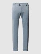 Pantalon met persplooien, model 'Clow'