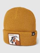 Beanie met motiefpatch, model 'THE GREATEST'