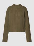 Gebreide pullover met ronde hals